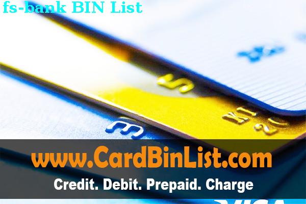 BIN列表 Fs Bank