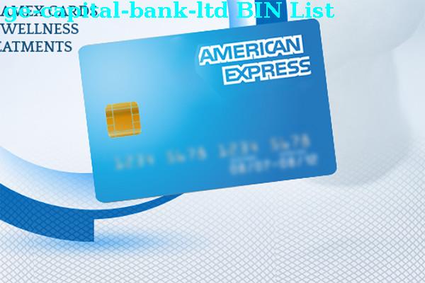 BIN Danh sách Ge Capital Bank, Ltd.