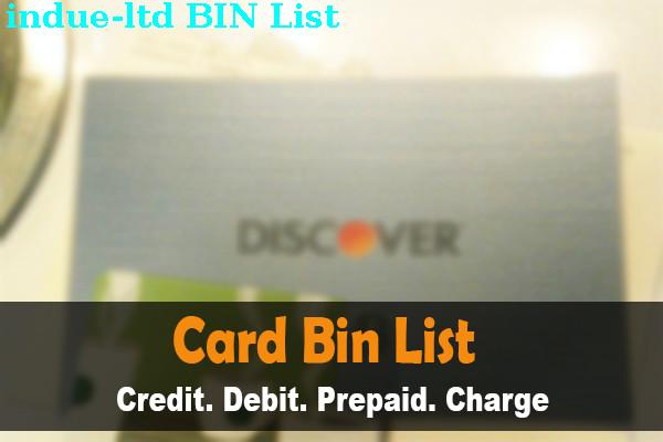 BIN List Indue, Ltd.
