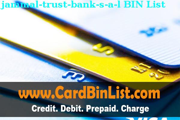 BIN List Jammal Trust Bank S.a.l.