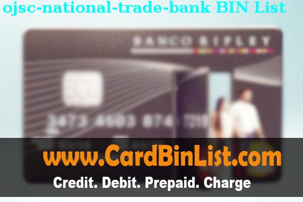 BIN List Ojsc National Trade Bank