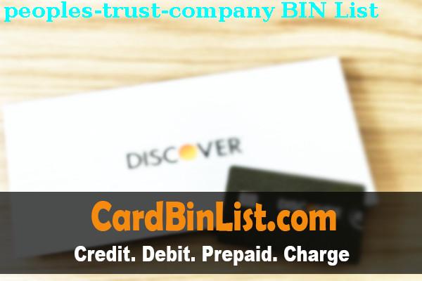 Lista de BIN Peoples Trust Company