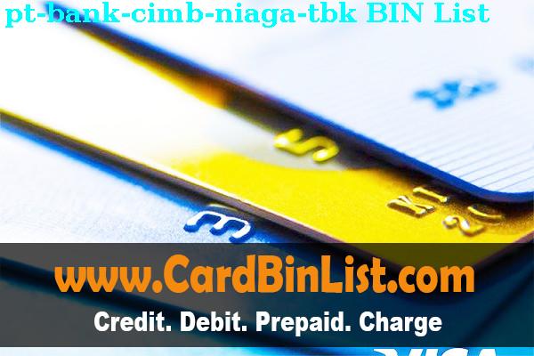 BIN List Pt. Bank Cimb Niaga Tbk.