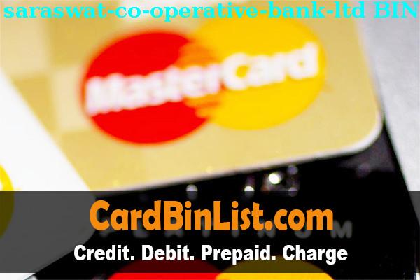 Lista de BIN Saraswat Co-operative Bank, Ltd.