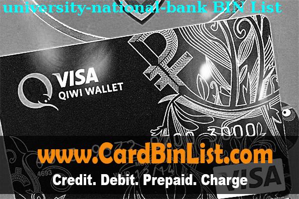 BIN列表 University National Bank